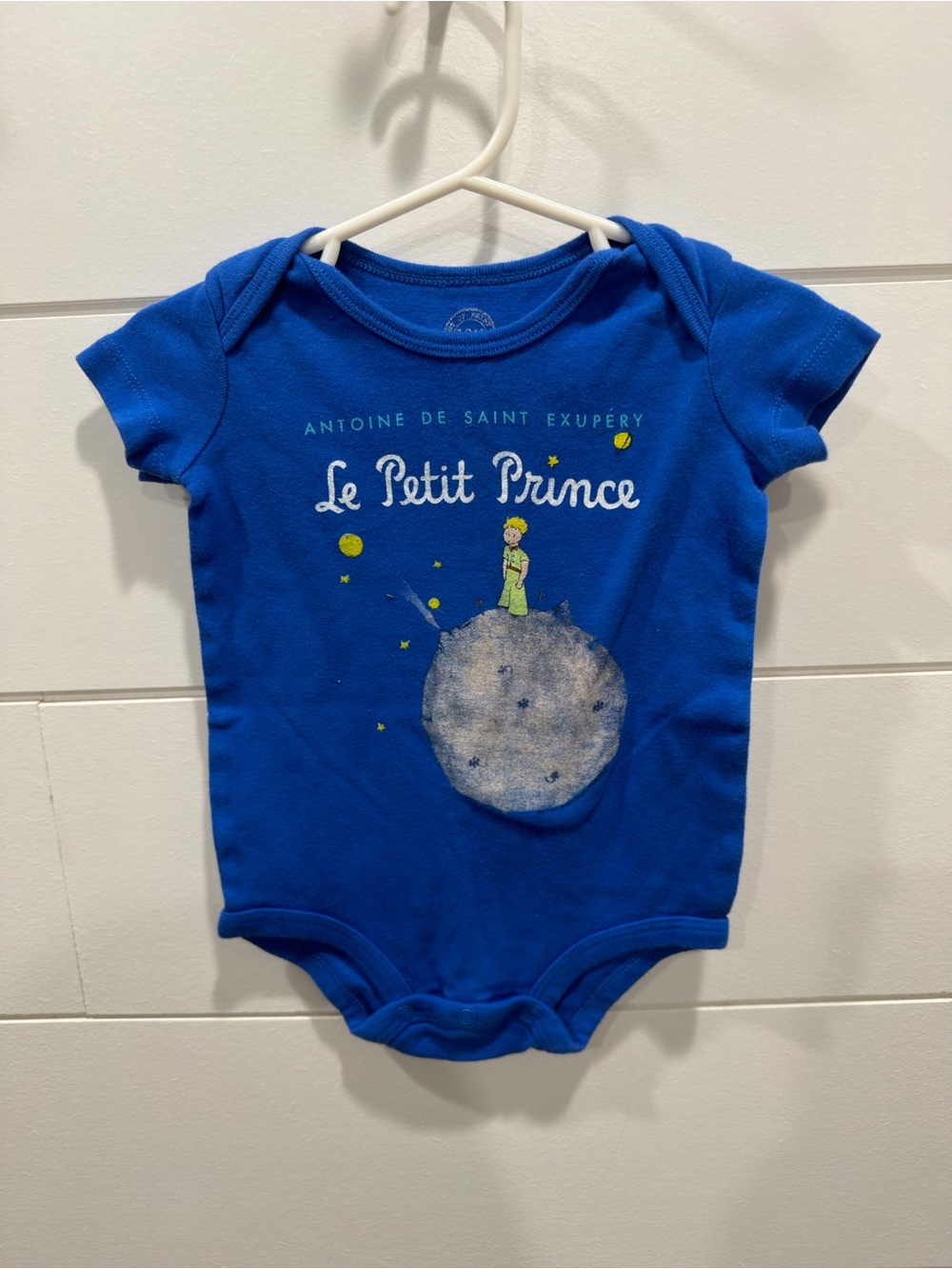 OshKosh B'gosh Royal Blue 'Le Petit Prince' Baby Bodysuit